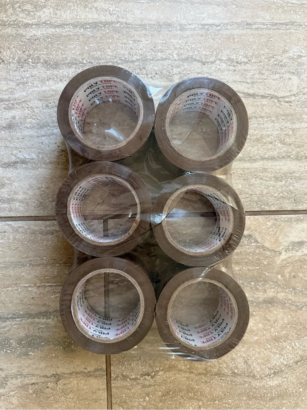 Lot 6 packing tape- brown